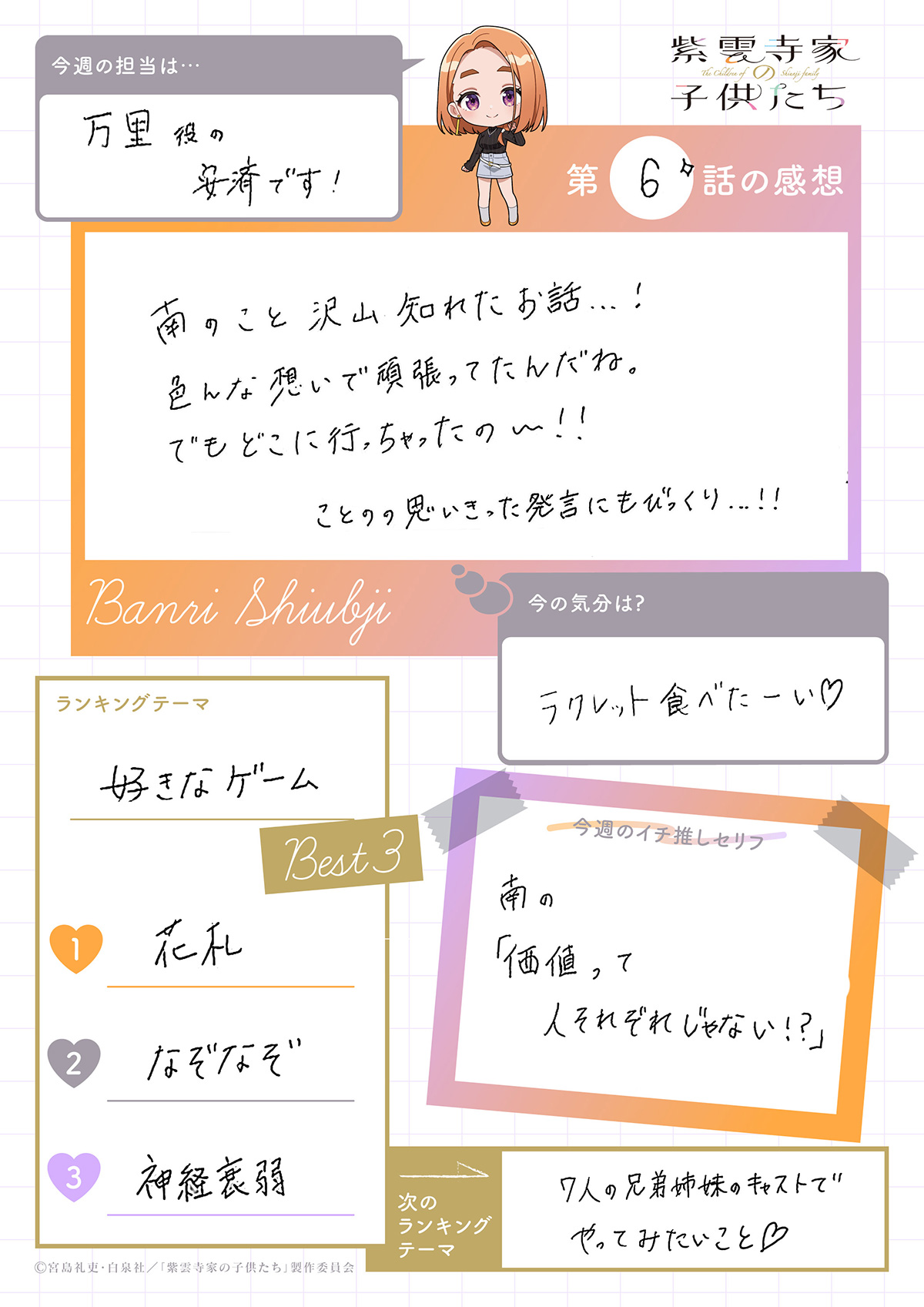 #06 万里役・安済知佳