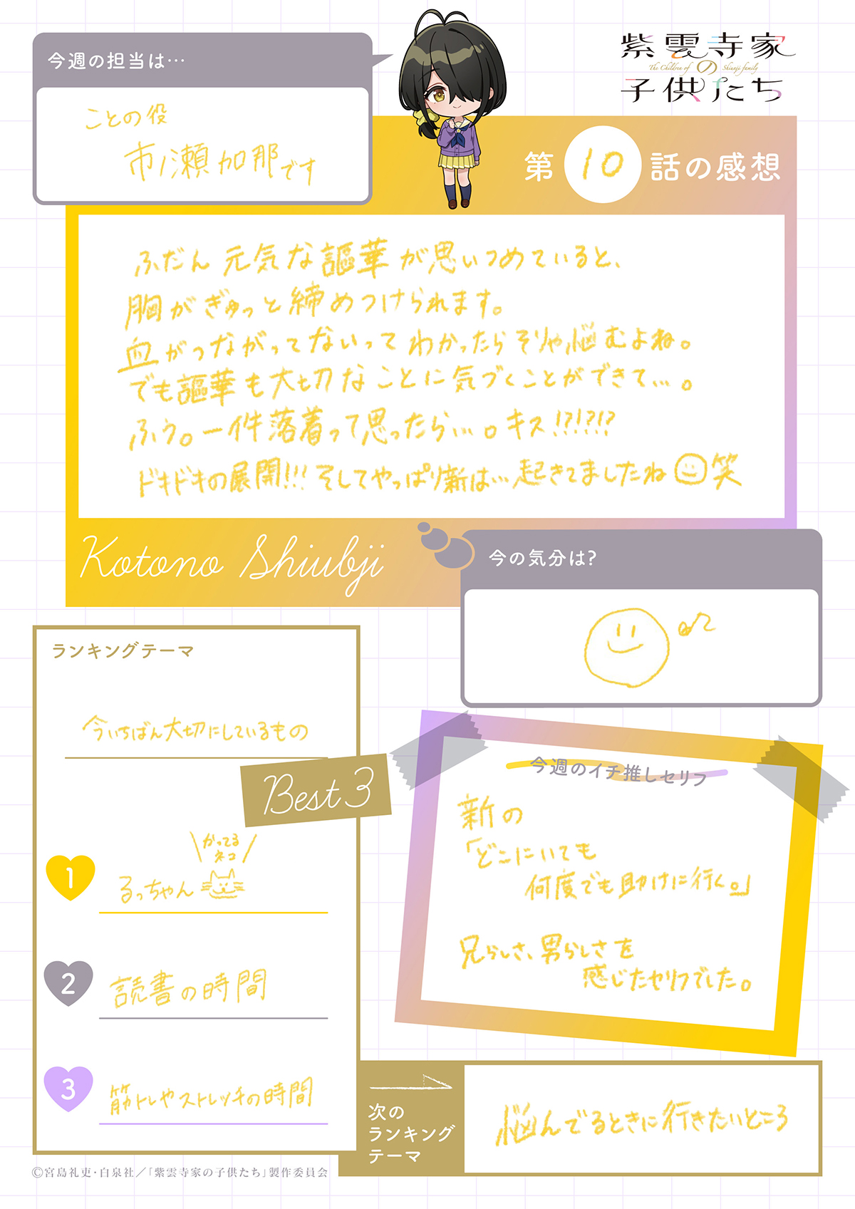#10 ことの役・市ノ瀬加那
