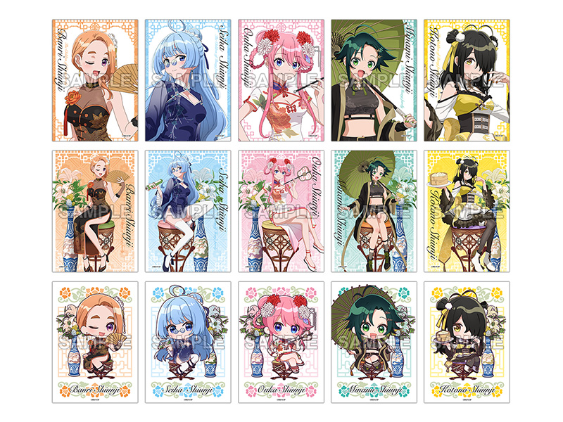 【未開封】紫雲寺家の子供たち　ブロマイド　缶バッジ　アクキー　5人ブロマイド TVアニメ 紫雲寺家の子供たち ブロマイドセット CARNIVAL ver